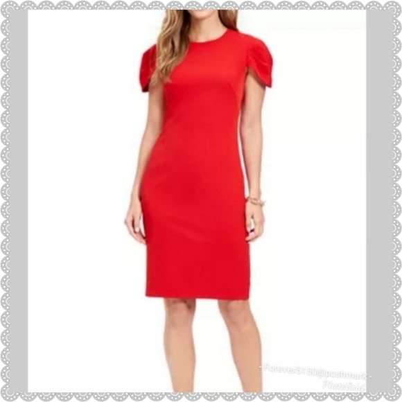 Vince Camuto Dresses & Skirts - NEW - Vince Camuto Red Sheath Dress